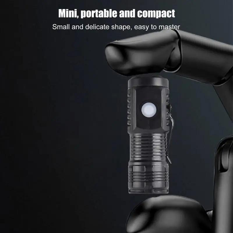 Magnetic LED Flashlight Waterproof Powerful Handheld Bright Multi-functional Small Pen Clip Pocket Light High Lumens Torch Light