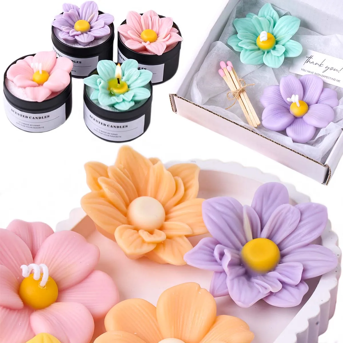 3D Blume Aromath Kerze Silikon Form DIY Handgemachte Seife Handwerk Gips Casting Formen Schokolade Kuchen Dekor Backen, Der Werkzeug
