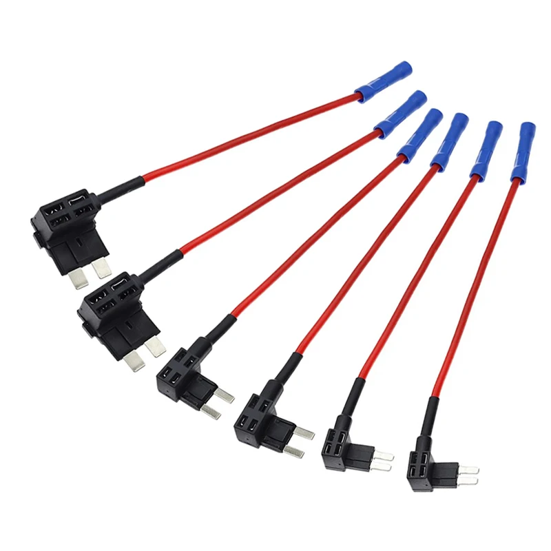 10/5pcs MINI SMALL MEDIUM Size Car Fuse Holder Add-a-circuit TAP Adapter Micro Mini Standard ATM Blade Fuse for Cars Vans image 3