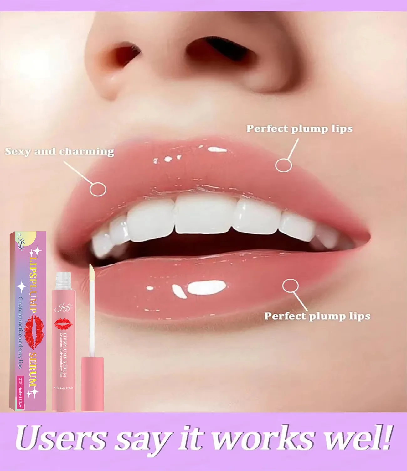 Instant Lip Plumping Essential Oil Nourishing Antiwrinkle Moisturising Sexy Lip Care Ultimate Plumping Lip Gloss Serum Cosmetics