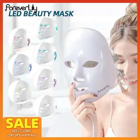 7 Colors LED Face Mask foreverlily