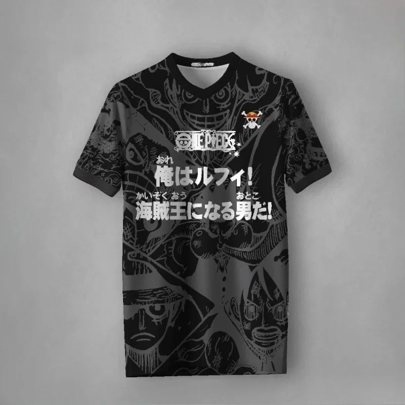 One Piece Luffy Sanji Zoro Anime Polo T Shirt Vintage Jersey Style Unisex 3D Full Print Y2K Harajuku Streetwear Graphic Tee
