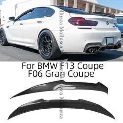 For BMW 6 Series F06 4Door Cran Coupe M6&F13 2Door Coupe M6 V/PSM/M6 Style Carbon fiber Rear Spoiler Trunk wing 2011-2023