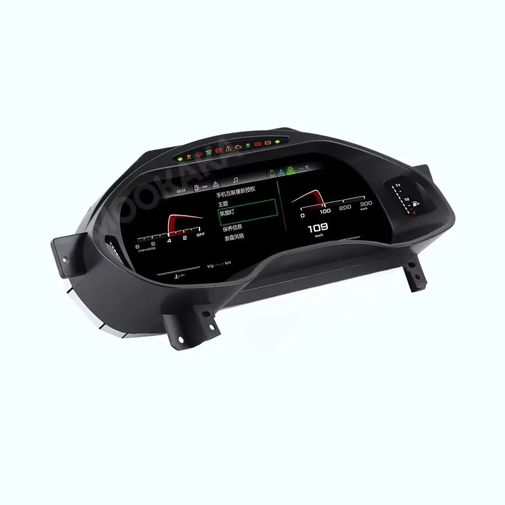 Mookaka 12.3 Inch Car Digital Cluster Odometer fo A6 A7 C7 S6 2012-2018 Car Multimedia Player  Navi Dash LINUX Screen