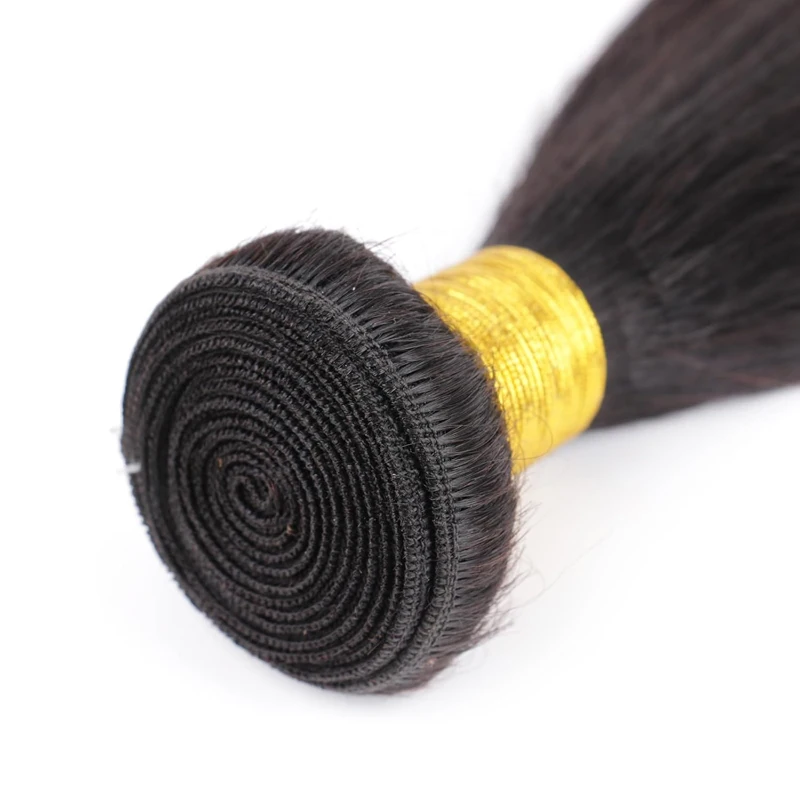 10 Inch Recht Menselijk Haar Bundels Dubbele Inslag Hair Extensions 100 G/stk Natuurlijke Kleur Braziliaanse Maagdelijke Haar Full-End 10a Grade