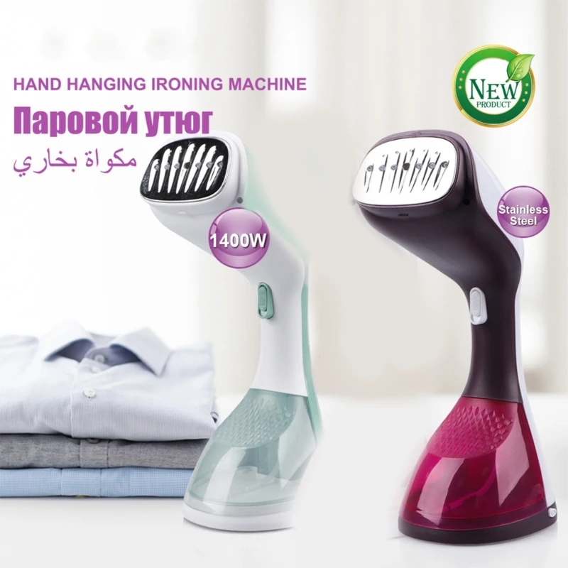 แผ่นความร้อนสแตนเลสแบบพกพามือถือ-Steamer สำหรับผ้าริ้วรอย Dropship