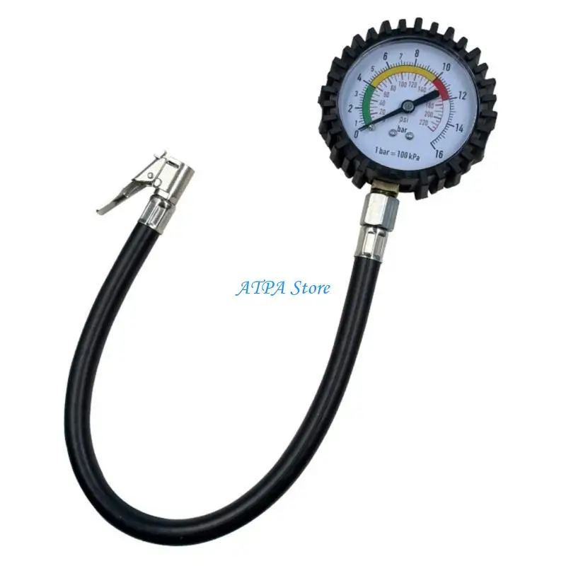 

U13C Waterproof Tire Pressure Meter Shockproof Design for Automotive Motorcycle Tires