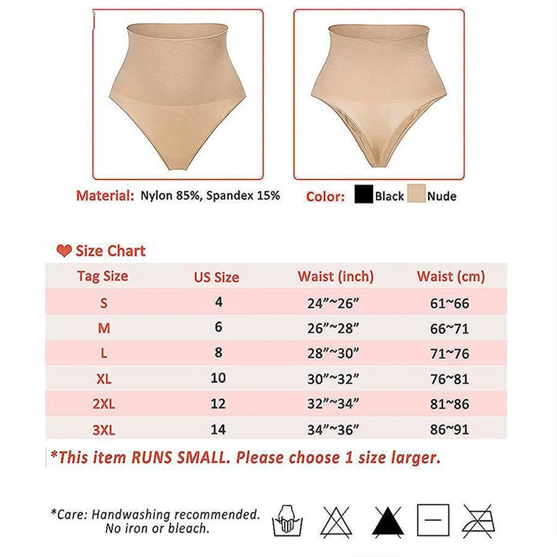 Calcinha Controle Barriga Cintura Alta para Mulheres, Shaper Tanga, Roupa Interior Emagrecedora, Lifter Butt, Barriga Shaper, Cincher Breve Shaper do Corpo