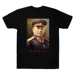 Joseph Stalin Portrait Printed T-Shirt. Summer Cotton Short Sleeve O-Neck Men's T Shirt New S-3XL