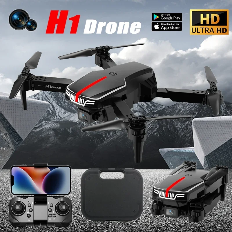 

MHD H1 Drone with Optical Flow Function Dual Cameras One-Key Takeoff Landing 360° Flip Smart Control Headless Mode Gesture Photo