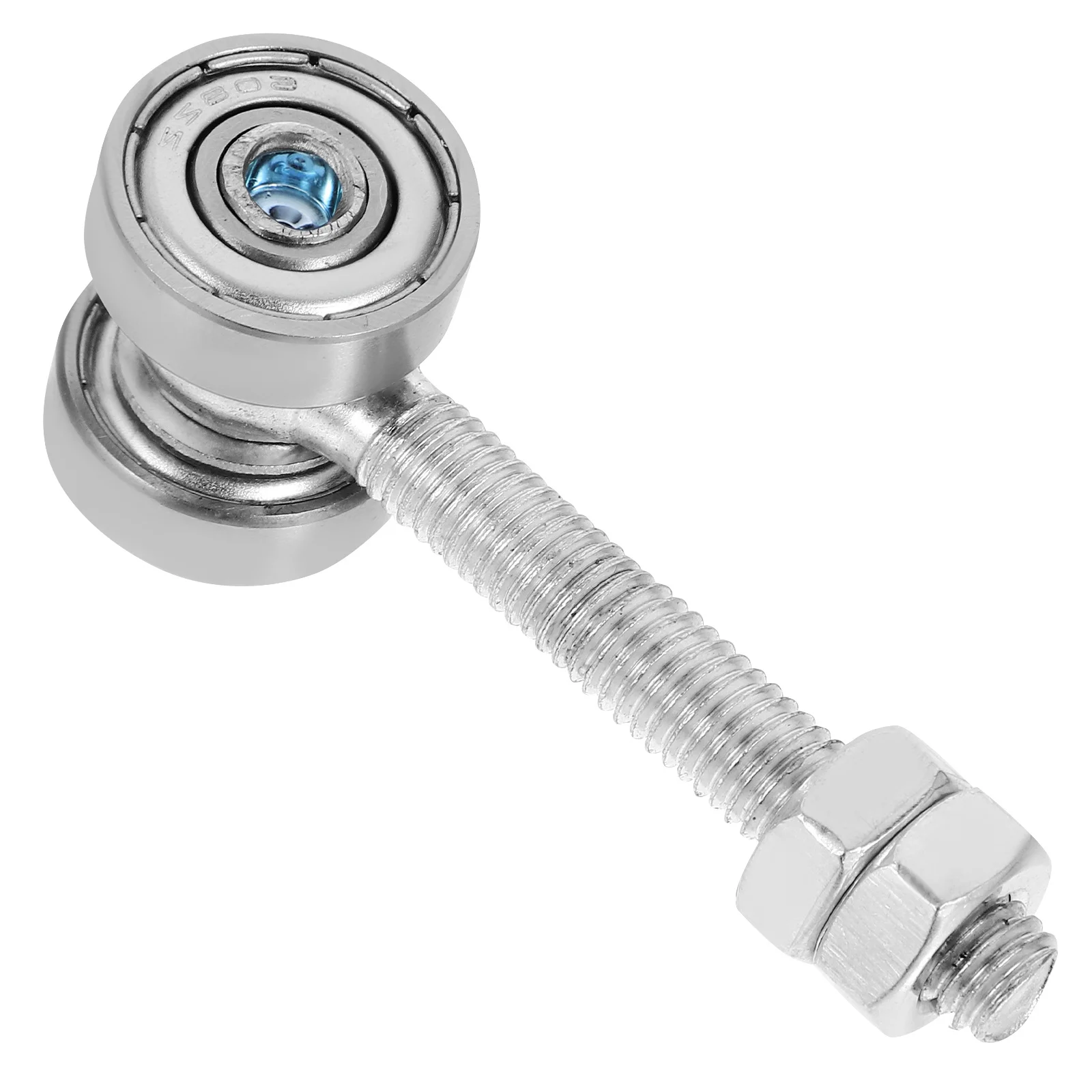 2 عربة الجمعية انزلاق الباب عجلة معلقة 50 كجم قدرة محامل مزدوجة خزانة بكرة نافذة الأسطوانة 8 مللي متر ثقب المسمار الثقيلة #2