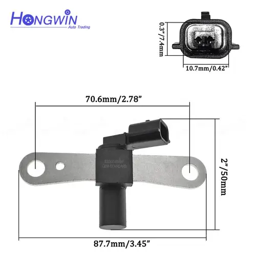 Imagen 2 del producto 8200746497 Nuevo Sensor de rotación de posición del cigüeñal para Renault Sandero logan Stepway 1,4 1,6 8V 16V 2007- 237314 AA0A A2C 53255629