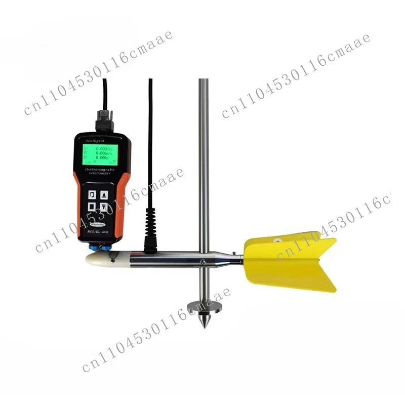 Portable Electromagnetic Flowmeter Stainless Steel Digital Display Compact Design Durable Construction for Industrial