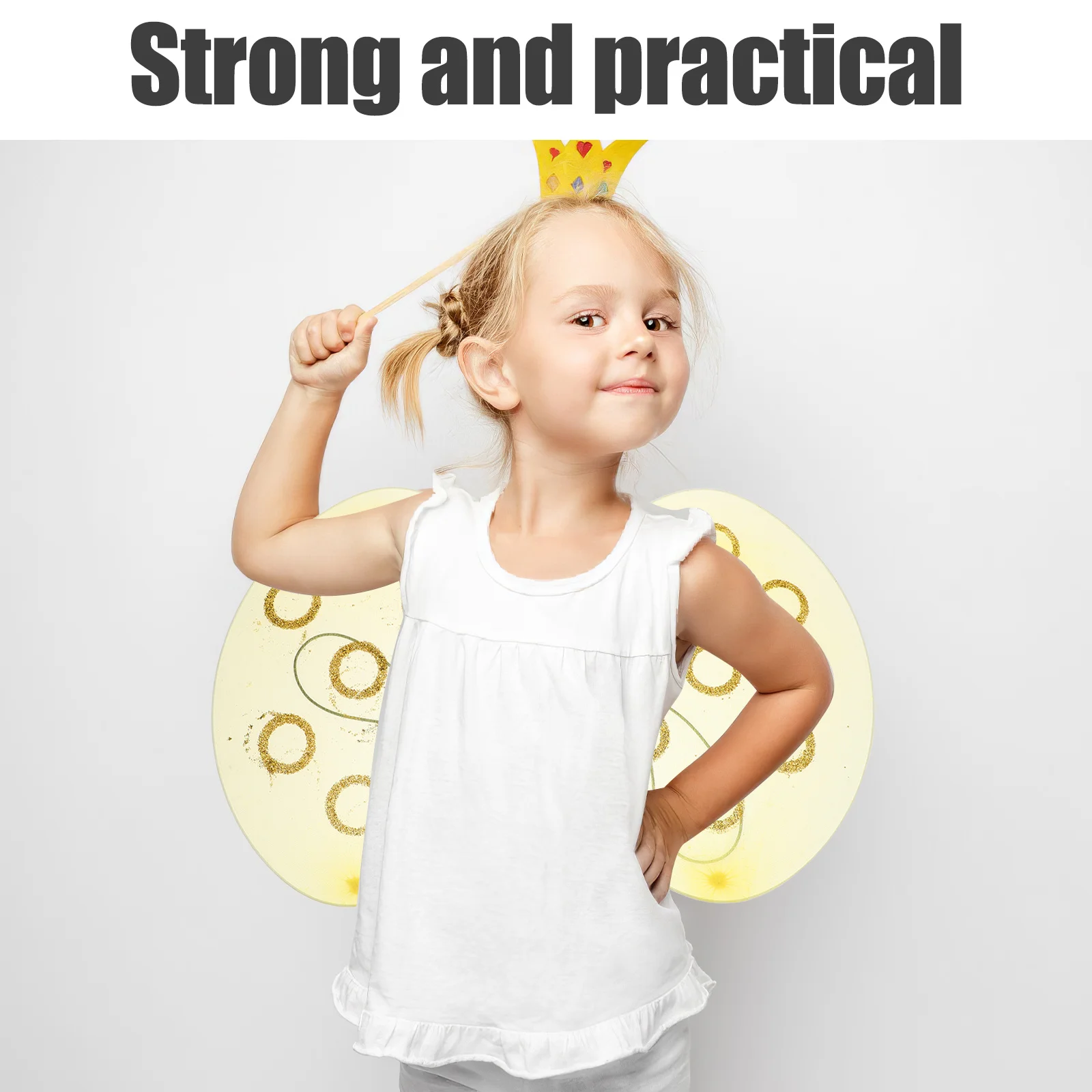 1 Set Costume da coccinella Set Antenna Fascia Bacchetta da fata Halloween Cosplay Insetto Dress Up Ragazze Costume da coccinella Ali