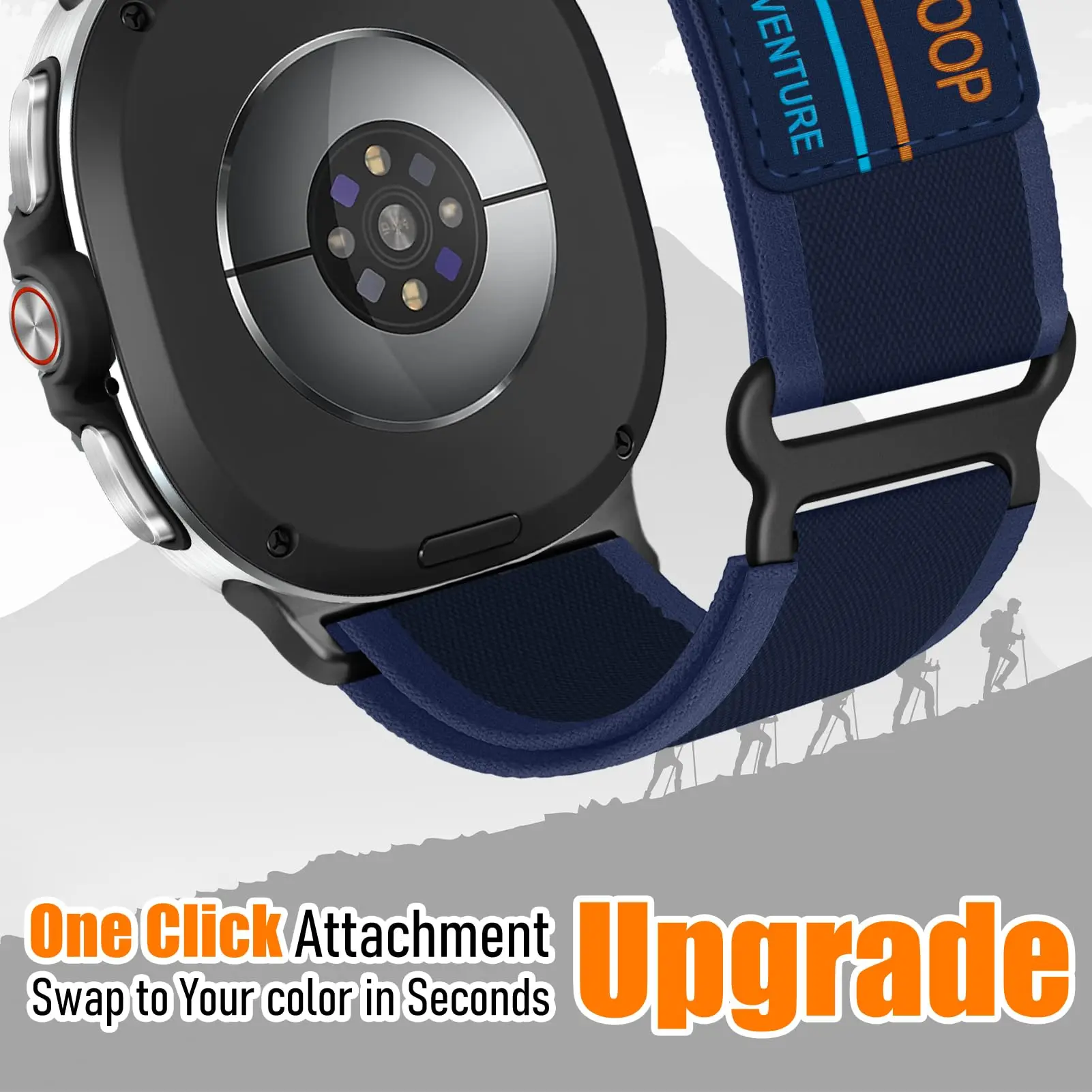 Pasek sportowy typu trail loop do Samsung Galaxy Watch 8/8 Classic 40mm 44mm 46mm Akcesoria nylonowa bransoletka correa pasek do Galaxy Watch 8