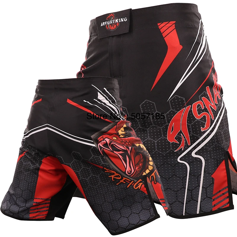 Shorts mma dargon tigre muay thai calças de luta masculina artes marciais bjj luta kickboxing gaiola luta boxe troncos