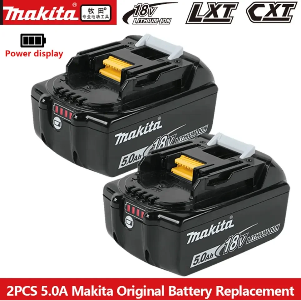 

18V 5.0Ah Makita Original With LED lithium ion replacement LXT BL1860B BL1860 BL1850 Makita rechargeable power tool battery 5000