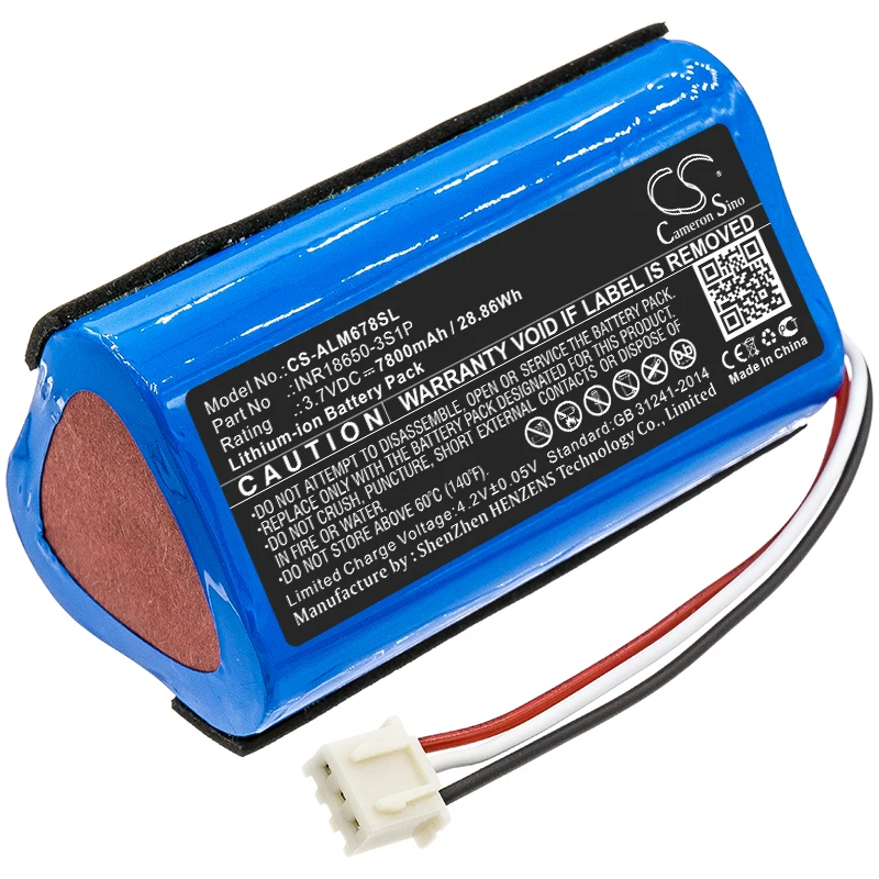 

Li-ion Speaker Battery for Altec Lansing, 3.7V, 7800mAh, Compatible Models: iMW678, iMW678-BLK, iMW678-BLU, IMW789, IMW789-BLG