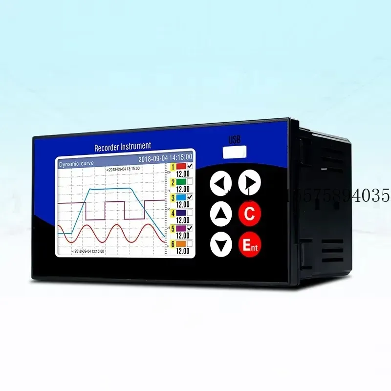 Hot Jujea Paperless Pressure Recorder Multi-channel Current and Voltage Data Recorder GT68R
