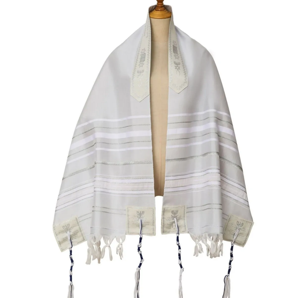 Fashion Shawl Gold Silver Prayer Towel Religious Ethnic Worship Shawl Muslim 55X180cm