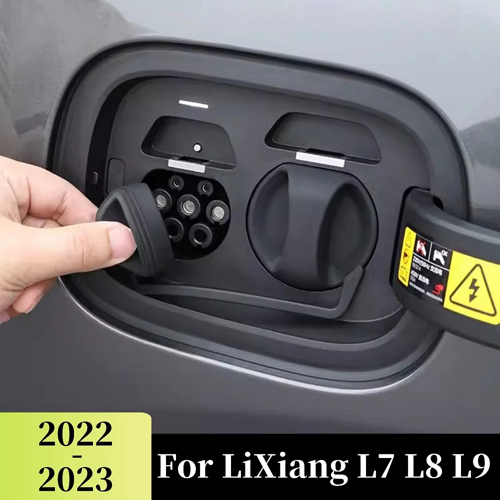 For Li Lixiang L6 L7 L8 L9 Car Styling Charging Port Connected Waterproof Cover With Dust Protection Cover Auto Accessories