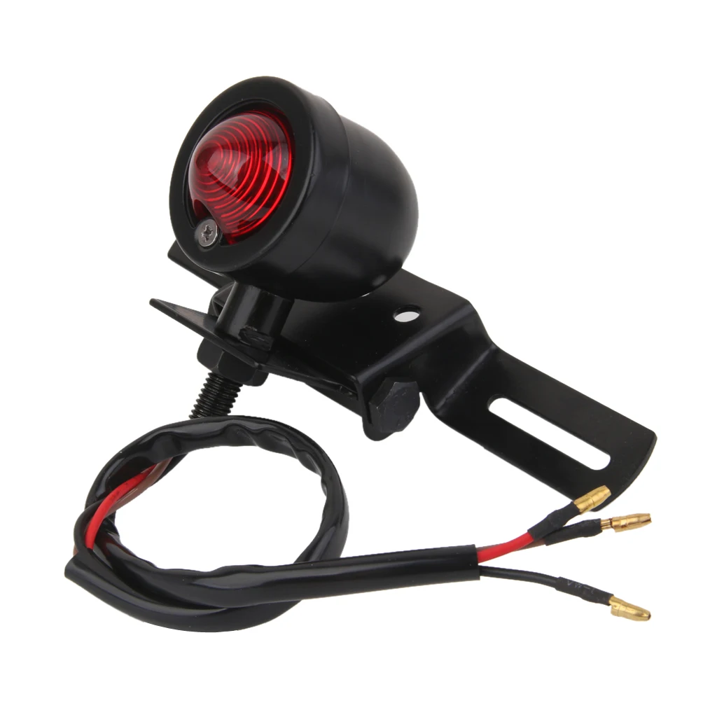Motorcycle Brake Tail License Plate Light Lamp Bulb 12 for Bobber Chopper image 4