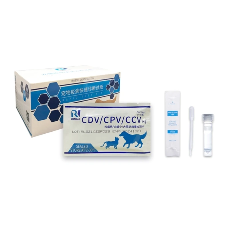 KX4B CDV CPV CCV Hondtestkits voor honden Efficiënte en snelle teststrips 10 stuks