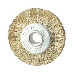 Wire Wheel Brush Flat Crimped Stainless Steel 38mm 50mm 65mm 75mm For Angle Grinder Shank Wire Wheel For Drill Attachment