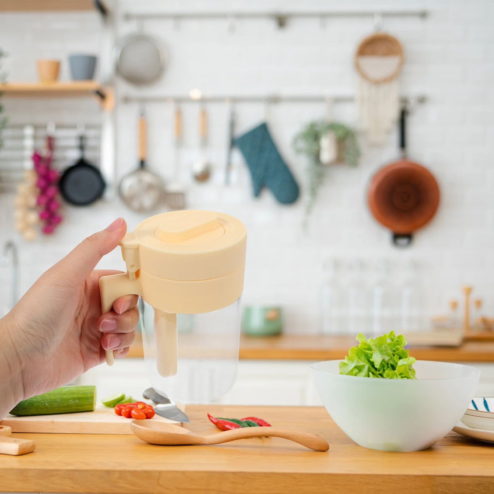 

Kitchen Jar Multi-function Spice Condiment Spices Jars Salt Seasoning Salt-control Bottle Countertop Containers Pepper