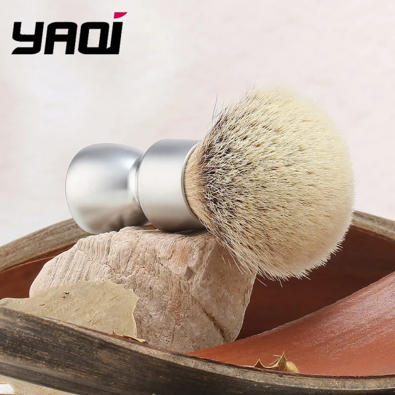 yaqi-brosse-a-raser-professionnelle-en-poils-de-blaireau-silvertip-avec-manche-en-metal-lourd-pour-hommes-pour-un-rasage-confortable