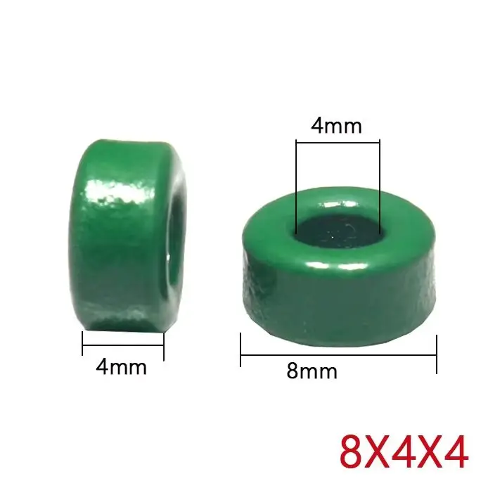 【100-20PCS】8x4x4mm  Anti-interference Mn-Zn Toroidal  Toroid Ferrite Core for Inductor