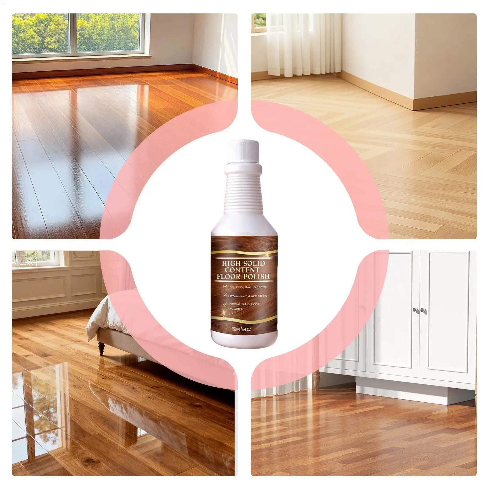 Floor Restorer 150ml Gentle Scratch Repair Agent Floor Scratch Repair Liquid for Kitchen Bathroom Home Dormitory Hotel