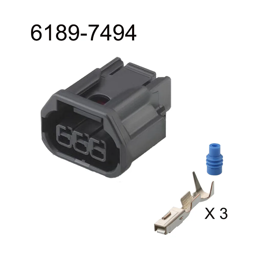 Imagem -04 - Conector de Cabo Impermeável Automático Plugue Automotivo Soquete Masculino Família Inclui Terminal Pinos 61890486 100set