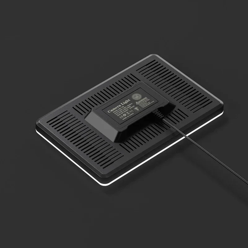 ضوء تعبئة LED ذو لونين 2700k-5700k معدات تصوير خفيفة الوزن مع رأس كروي لمكياج Youtuber مدونة فيديو Tiktok Live Stream