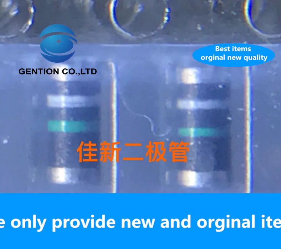 30PCS 100% New original GL34J 600V glass passivation rectifier diode DO213AA is LL34 white ring + green ring