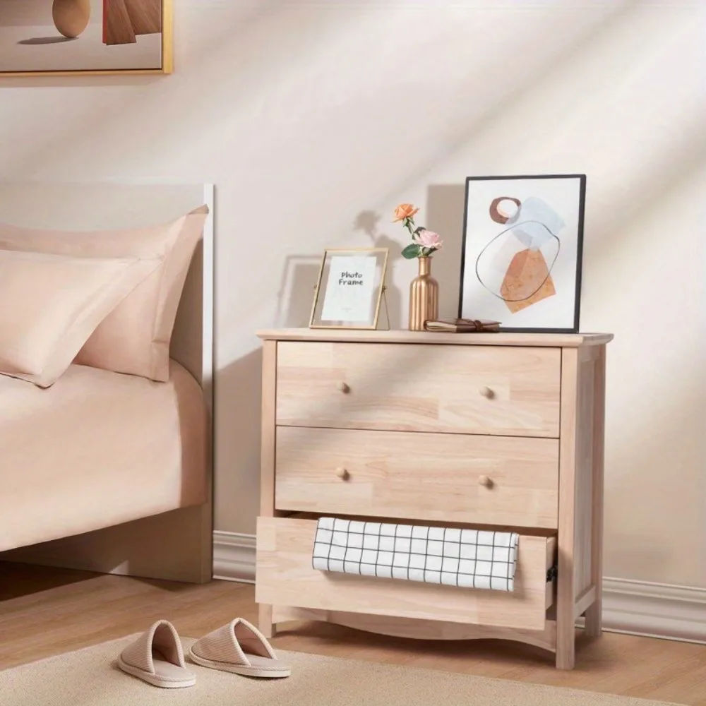 

3-Drawer Dresser for Bedroom Vintage Dressers Chests of Drawers
