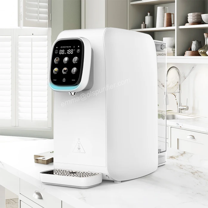 Smart Automatic Free Installation Instant Hot Desktop RO Reverse Osmosis Water Dispenser Direct Drinking Purifier