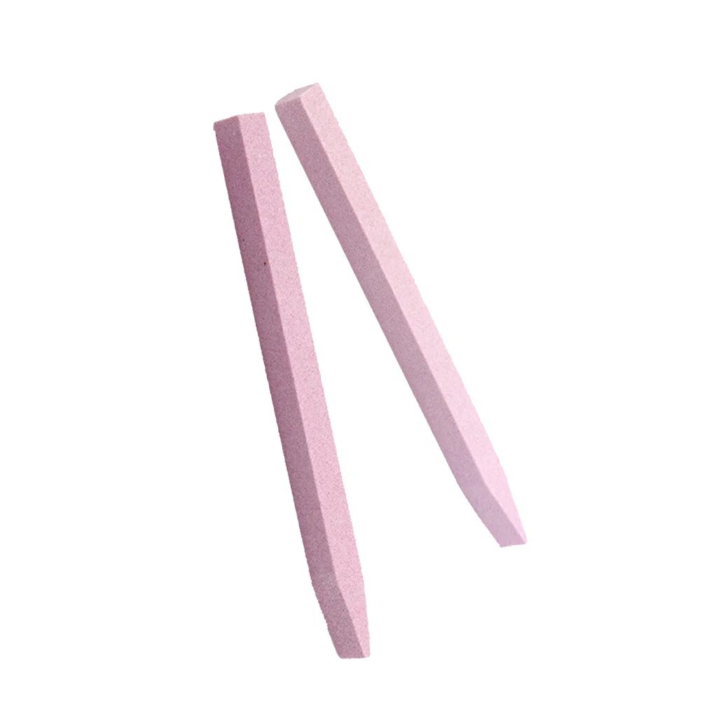 2 قطعة ملفات الأظافر الحجرية على الوجهين مجموعة أدوات مانيكير لملف تشكيل أظافر صناعية طبيعية ملحقات عازلة الرملي