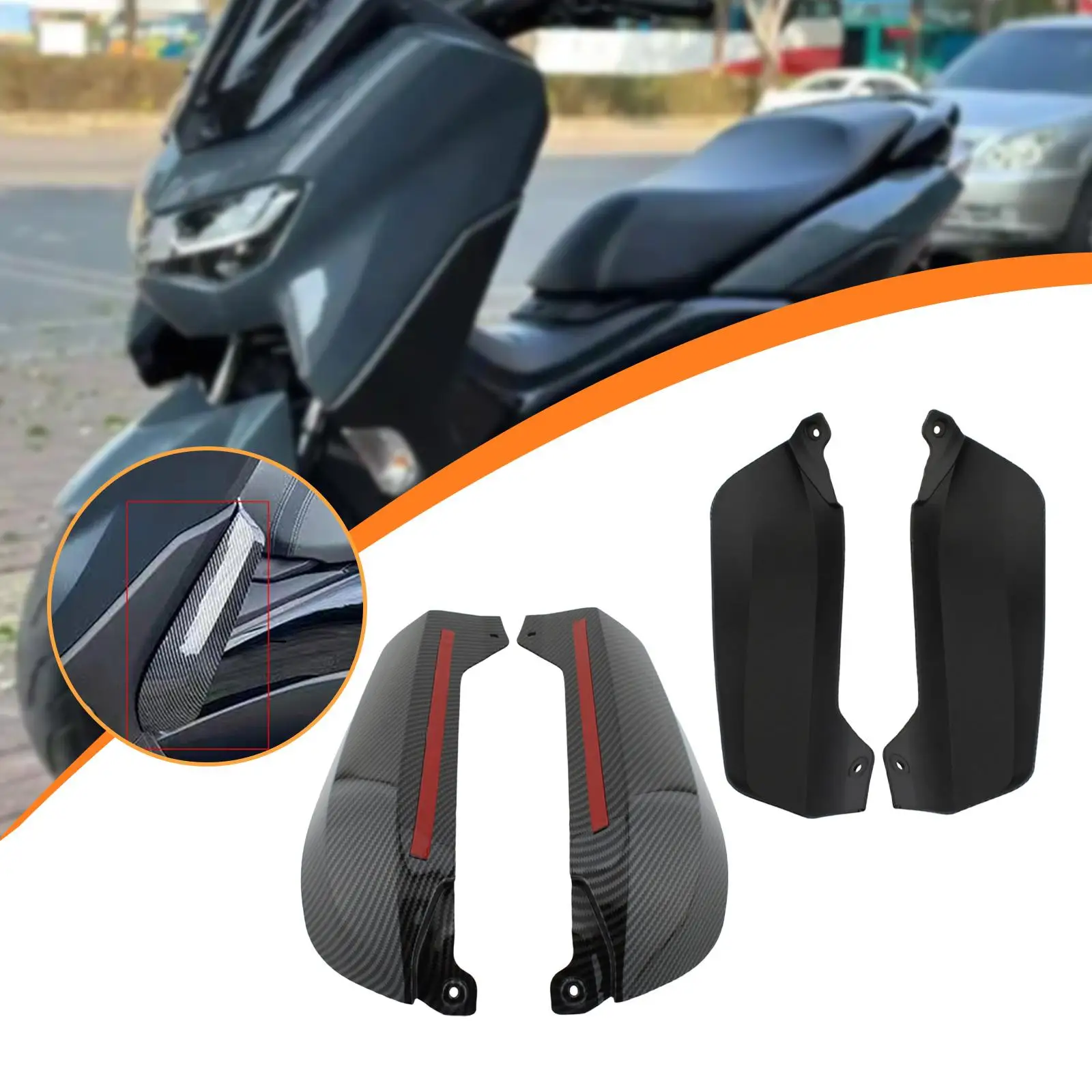 

2x Windshield Leg Guard Easy to Install Direct Replace Professional Leg