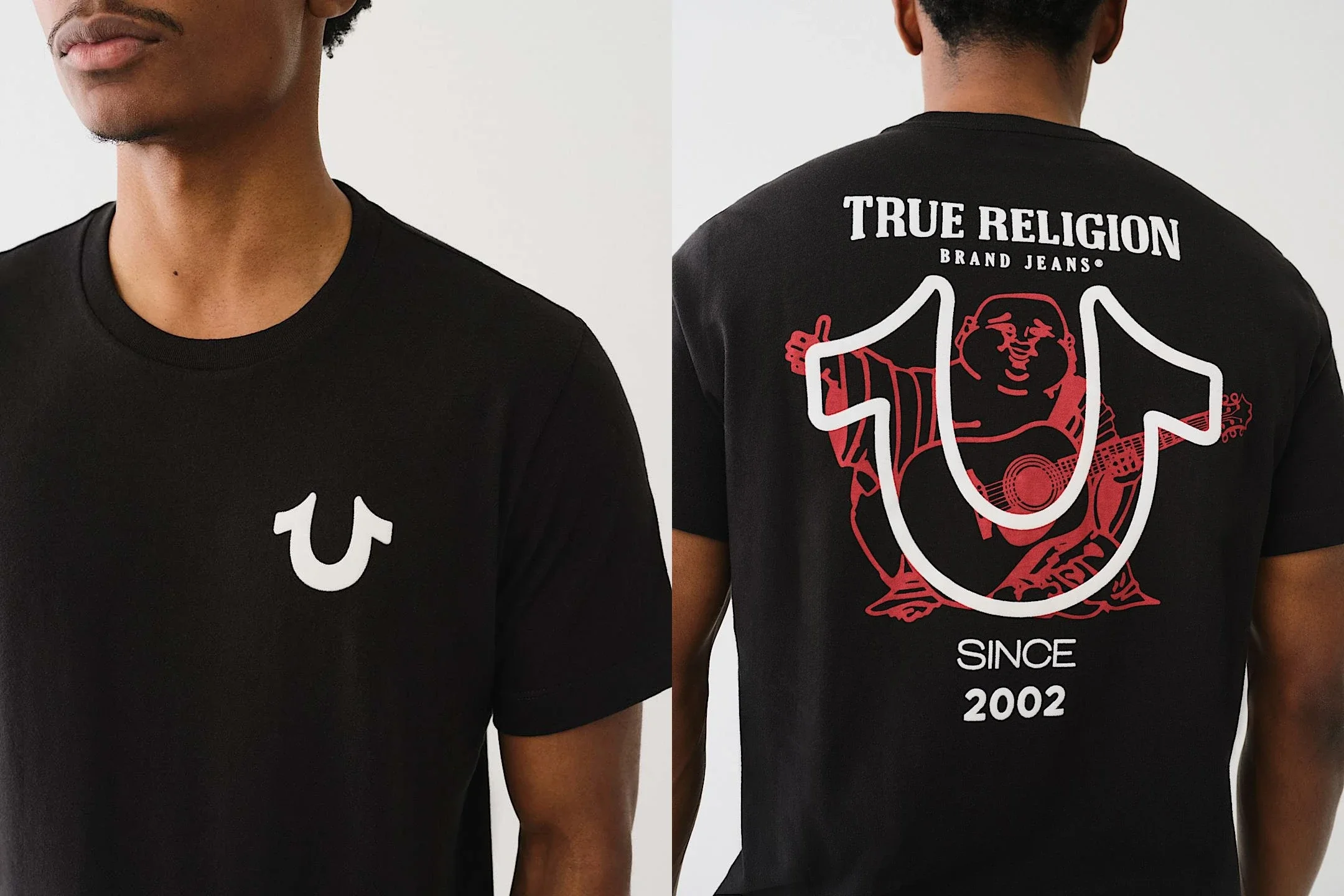 

True Religion T-shirt Women Short Sleeves Men Vintage Casual Cotton Loose Graphic Crew Neck T-shirt Printed Oversized Top Tees