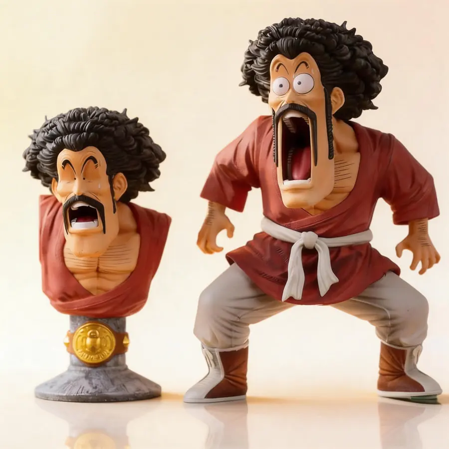 

Dragon Ball Mr. Satan 18cm Anime Figure Double Head Sculpture High Quality Detailed Craftsmanship