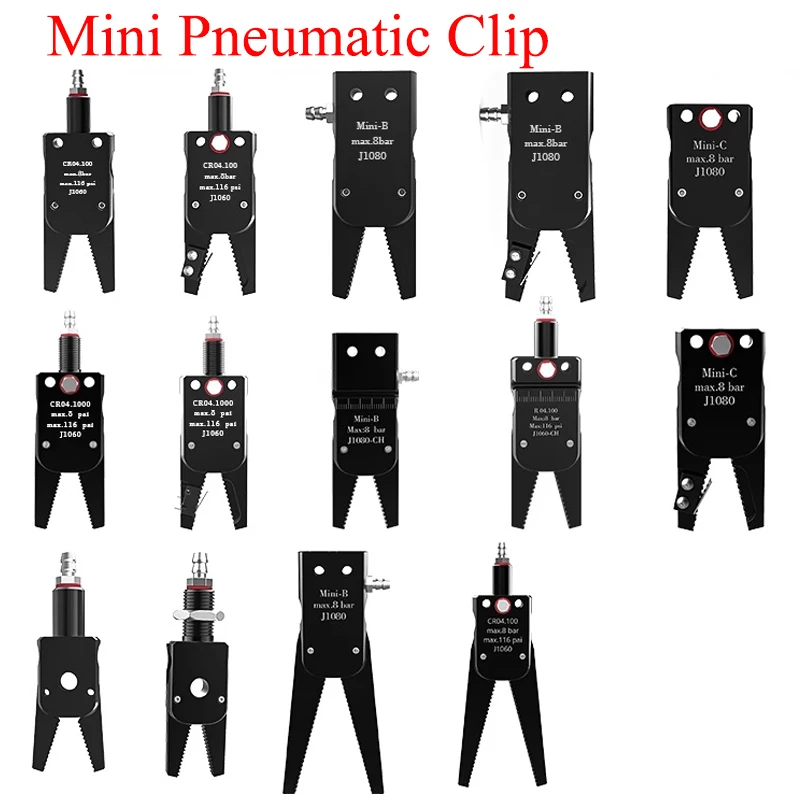 Pneumatic Gripper Manipulator Fixture for Injection Molding Grab with Sensor Switch Water Spout Clip Robot Arm Fixture Cylinder