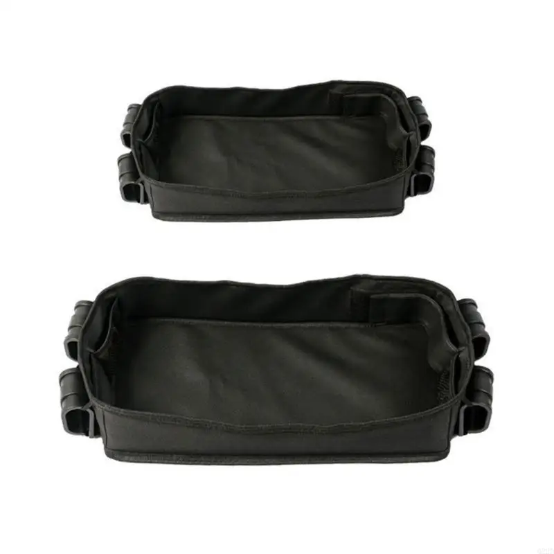 

Q22D Multipurpose Strollers Accessory Tray with 2 Drink Holder and Mesh Pockets Organiser for Well Organized Outings