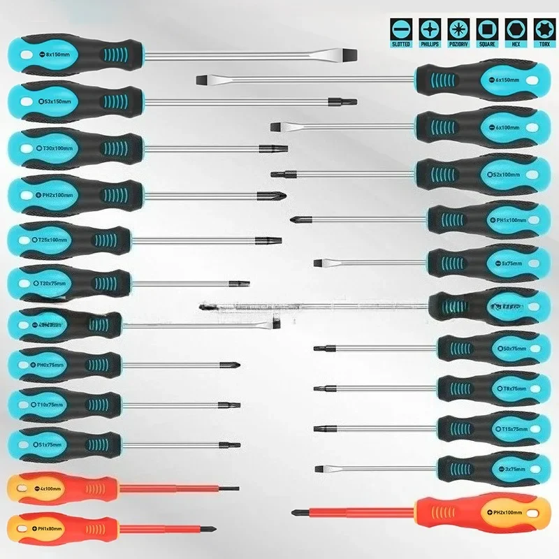 120Pcs Screwdriver Set Magnetic Professional Precision Screwdriver Kit with Storage Rack Home DIY Combination Sets Manual Tools