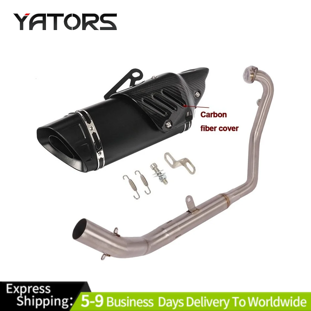 

Full Exhaust System Muffler Tip Header Pipe Fits CF-Moto 300NK 300SR 250NK 250SR Exhausts Pipes