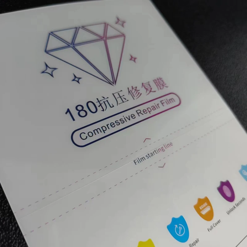 50pcs Compressive Repair HD Hydrogel Film For Intelligent Cutting Machine Phone Screen Protectors Matte Universal Cuttig Film