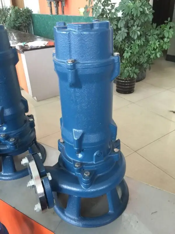 Cutting Submersible Pump Sewage Crusher Equipment Single Blade Impeller Toilet  Helicopter Dirty Water  Diving