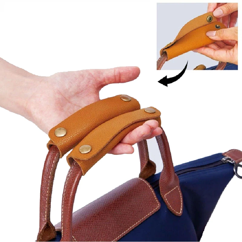 Soft Suitcase Grip Protective Luggage Bag Handle Wrap Leather Anti-stroke Stroller Shoulder Strap Pad Grip Cover Bag Accessories