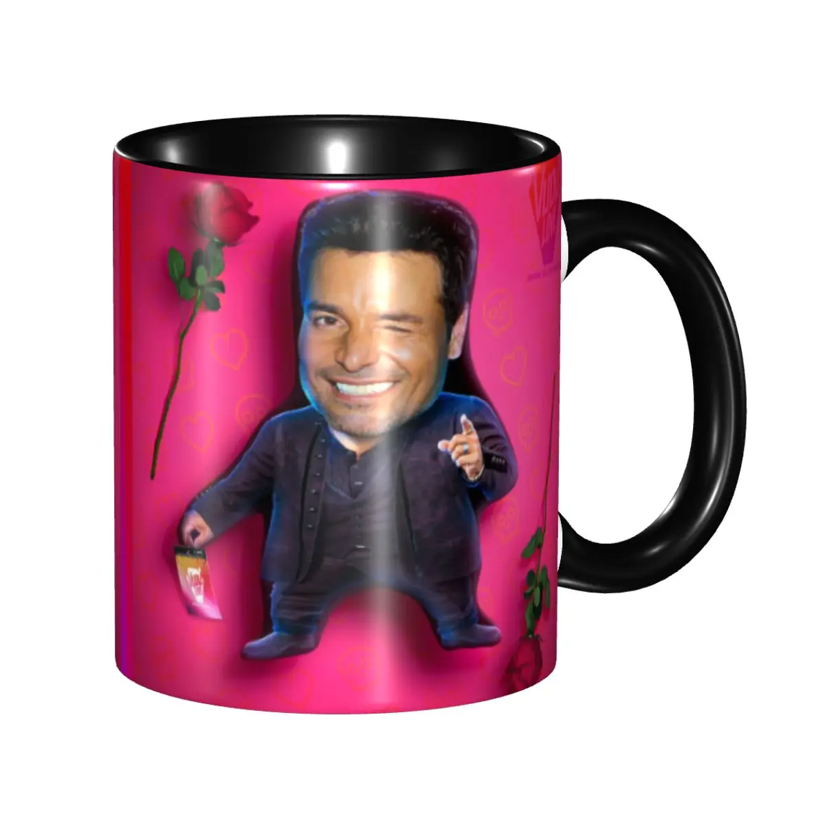 Customized Chayanne Chiquito Meme Mug DIY Latin Pop Singer Ceramic Milk Tea Coffee Cup
