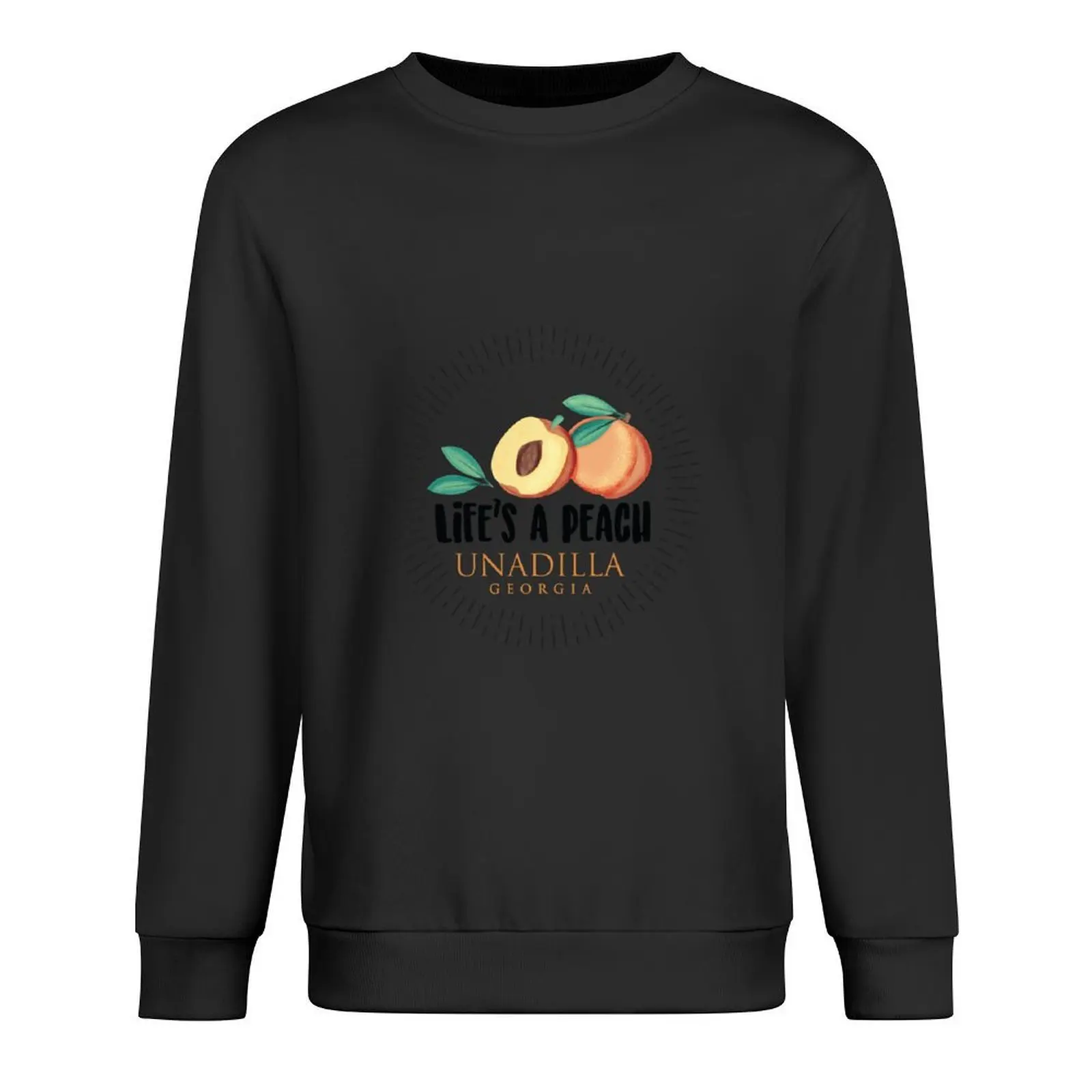 

Life's a Peach Unadilla, Georgia Pullover autumn korean style clothes male clothes men's sweat-shirt men's sweatshirts